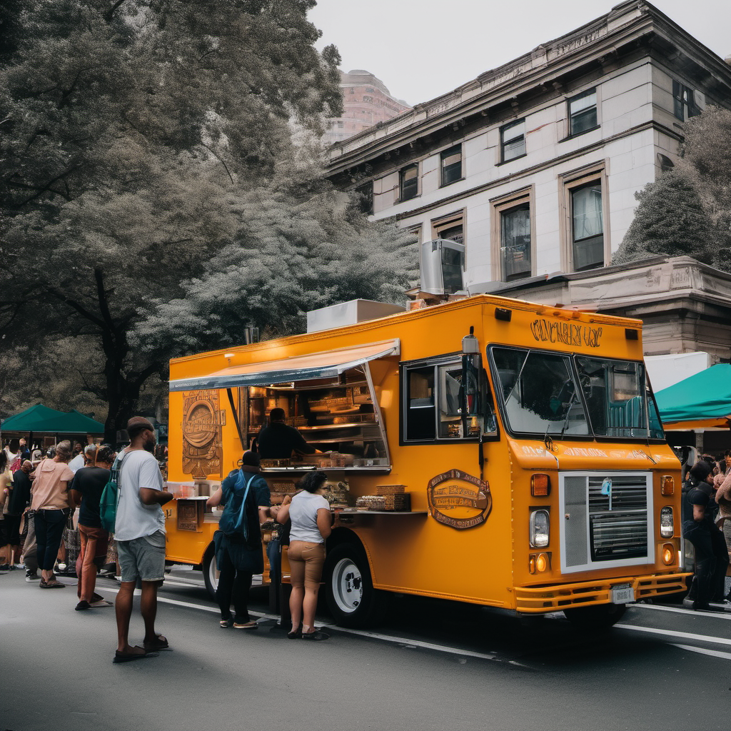 Imagem ilustrativa mostrando o food truck